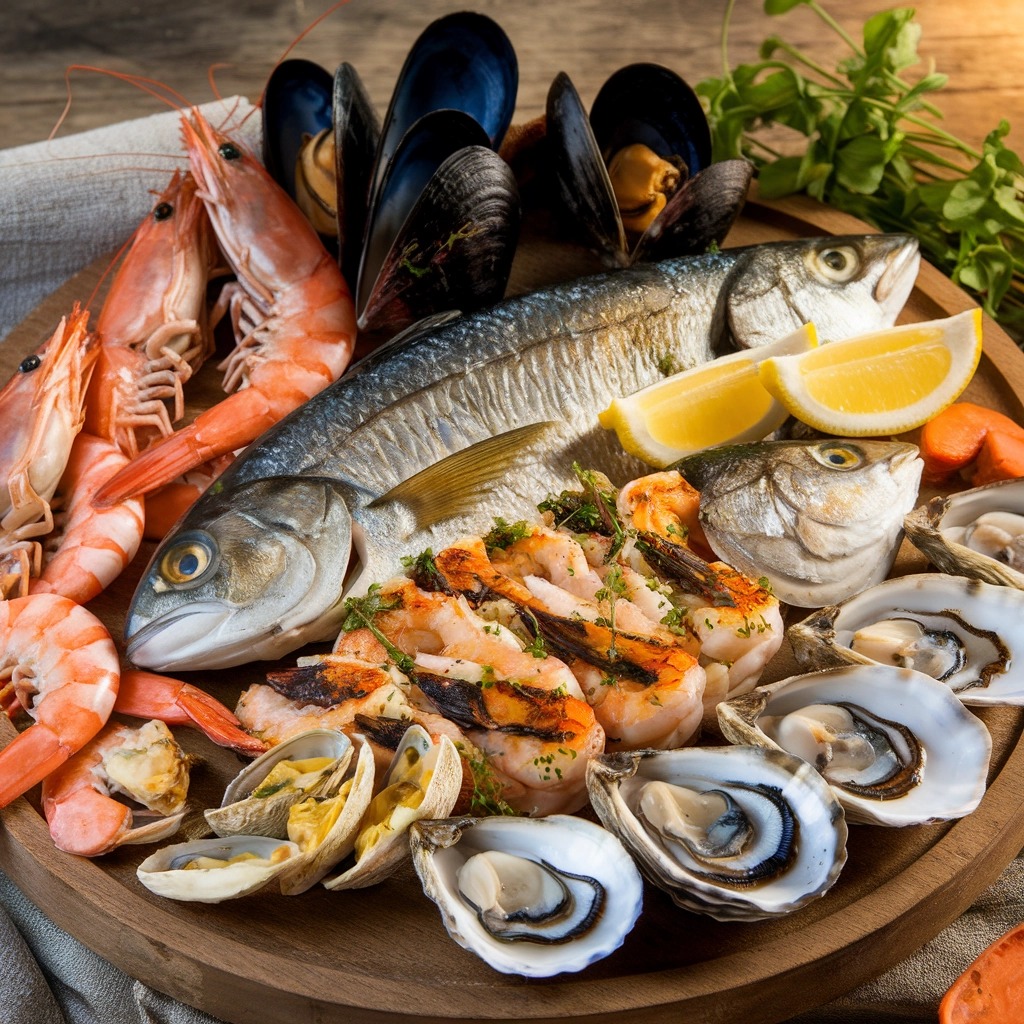 pescados y mariscos